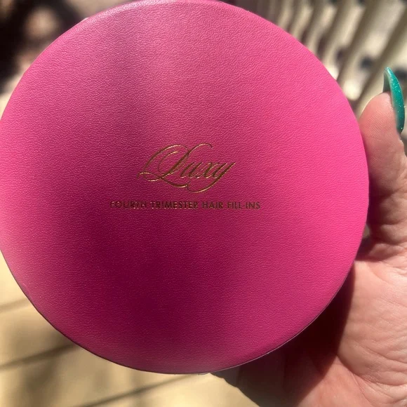 Luxy 12” Mocha Brown Bayalage Thinning Hair Fill-Ins LIKE NEW - Picture 4 of 4